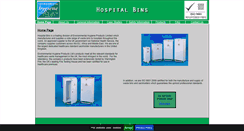 Desktop Screenshot of hospitalbins.com